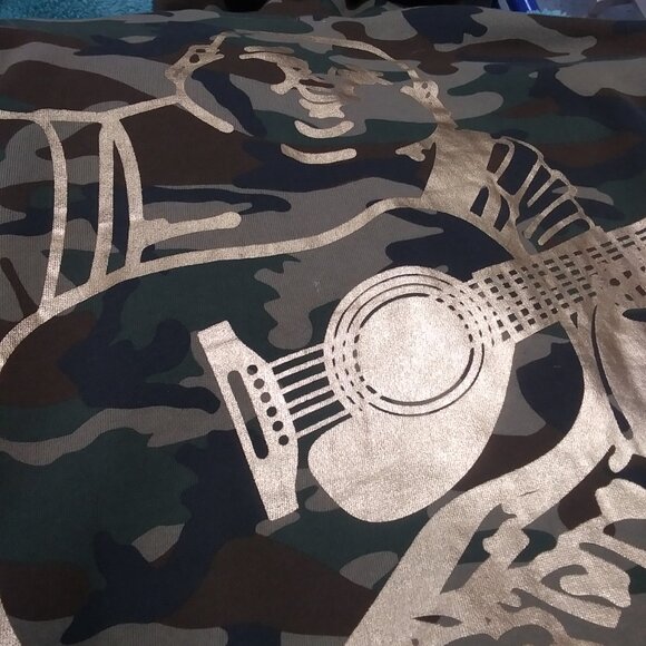 True Religion Budda Camo Zip-up Hoddie Sweatjacket sz small or boy/girl - Picture 6 of 7